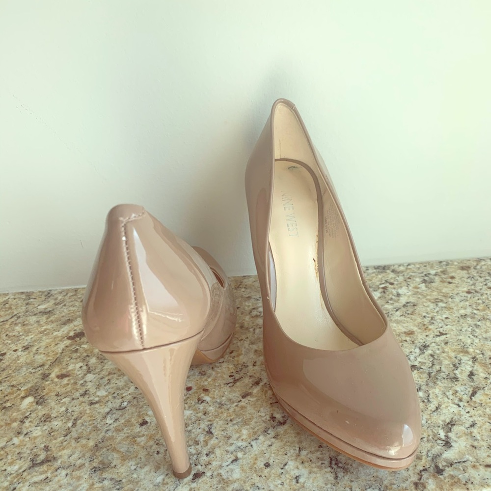 COPY - Nude Nine West Platforms